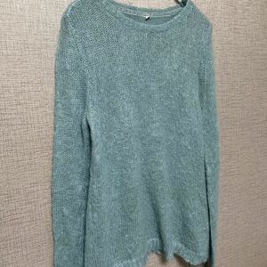 90s 00s UK モヘア mohair ニット セーター ビンテージ ヴィンテージ イギリス ユーロ ヨーロッパ 古着 毛足長め 無地 レア y2k オールド