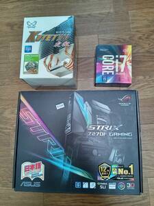 CPU Core-i7-7700k　マザーボード ASUS ROG STRIX Z270F GAMING　CPUクーラー 虎徹　3点セット　直接取引大歓迎