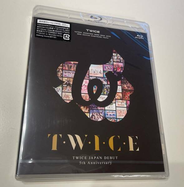 M 匿名配送 Blu-ray ブルーレイ TWICE JAPAN DEBUT 5th Anniversary T・W・I・C・E 通常盤 2枚組 4943674352531