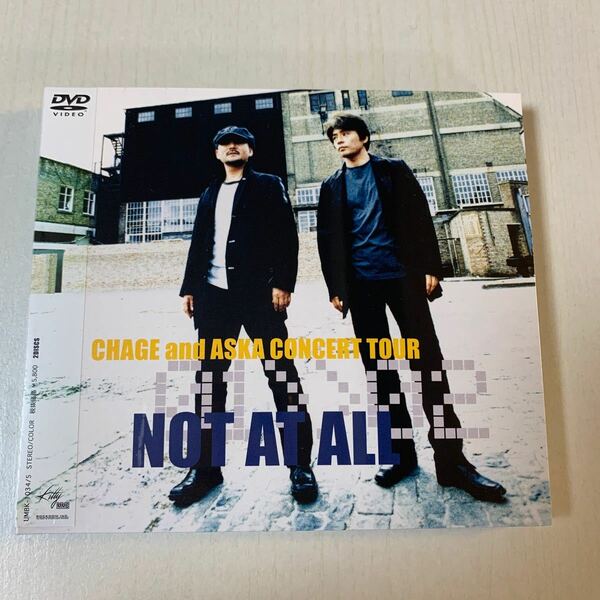 M 匿名配送 2DVD CHAGE and ASKA CONCERT TOUR 01＞＞02 NOT AT ALL 4988005300393