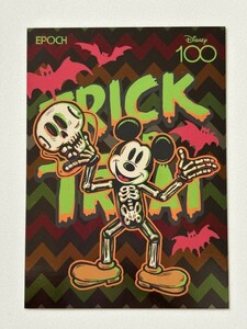 DISNEY 創設100周年 2023 EPOCH PREMIER EDITION ディズニーカード MICKEY MOUSE ミッキーマウス ハロウィン・インサート 300枚限定