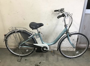 197* Gifu departure BRIDGESTONE/ Bridgestone / Assista/ electric bike ^26 -inch / mileage verification / assist verification / key equipped / present condition goods R5.1/13*