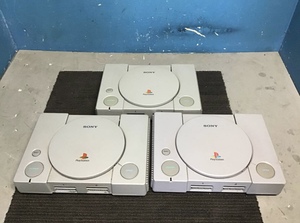 ★岐阜発　3個セット△play station△SCPH-7000△SCPH-5500△SCPH-5000/プレステ/SONY/ゲーム機本体/動作未確認/ジャンク品　R5.9/28★a