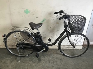 74* Gifu departure ^Panasonic vivi DX/ electric bike /26 -inch /3 step shifting gears / assist mileage verification / saddle deterioration / key attaching / present condition goods R5.9/6*a