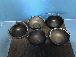 * Gifu departure 3. aluminium saucepan / aluminium / one person saucepan /5 piece set / diameter 145mm height 62mm/ painting peel off equipped / Solo camp /. saucepan / business use / store / secondhand goods R4.12/9*