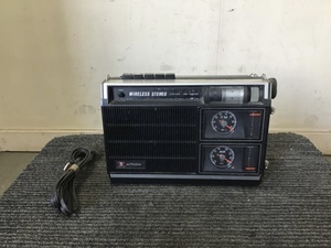 *★岐阜発 △ HITACHI / WIRELESS STEREO / FM WIRELESS STEREO RADIO △ KS-1000W / 音出し確認 / ビンテージ / 中古品 11/10★