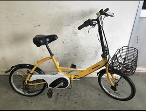 309* Gifu departure ^Panasonic/ Panasonic / folding electric bike ^EPJ06^20 -inch /6 step shifting gears / assist mileage verification / present condition goods R5.5/26*