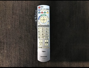 ★岐阜発　②動作品△Panasonic/テレビリモコン△N20AYB000201 81006B/液晶テレビ/デジタルテレビリモコン/赤外線確認/中古品　R5.8/3★