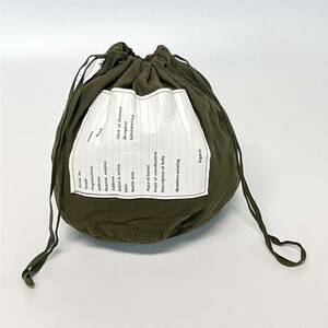 60S70S80S90S ビンテージ U.S. ARMY パーソナルエフェクトバッグ ラベル 巾着 Personal Effects Bag vuz0180