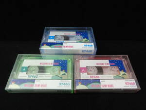 新品未開封品　キャラクターカセットテープ　COLUMBIA KF46B×２ KF46G×1 KF46R×1 計4本