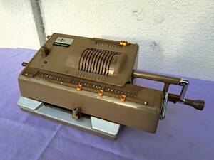 ★Nippon Calculating Machine Co.,Ltd★機械式手回し計算機 HL-21★日本計算器★動作確認★当時もの★アンティーク★レトロ★