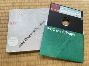 NEC PC-8801MA2 5インチFD N88-BASIC/N88-日本語BASIC システムディスク 箱付 日本電気 動作未確認