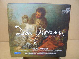 Bb2355　CD　ルネ・ヤーコプス モーツァルト: 歌劇《ドン・ジョヴァンニ》　Don Giovanni 3xCD Box : Rene Jacobs