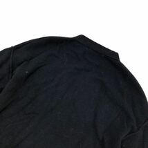 NS105 FRAMeWORKフレームワーク ニットセーター セーター トップス ニット プルオーバー 長袖 毛100% レディース ブラック 黒_画像5