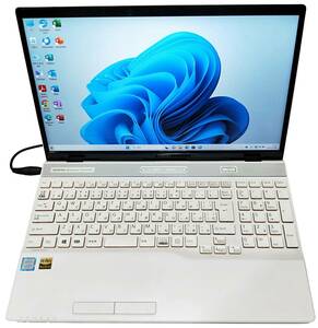 ★【驚速 FUJITSU AH52/C2 i5-8250U 1.6GHz x8+16GB+SSD256GB+HDD1TB 15.6インチノートPC】Win11+Office2021 Pro/HDMI/WEBカメラ■D120625