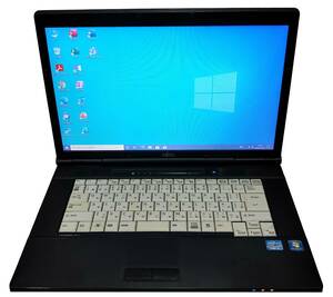 ★【驚速 FUJITSU A581/D i5-2520M 2.5GHz x4+4GB+SSD120GB 15.6インチノートPC】Win10+Office2021/HDMI/USB3.0■C101203