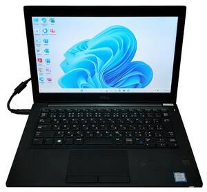 ★【驚速 DELL Latitude 7290 i5-8250U 1.6GHz x8+8GB+SSD256GB 12.5インチノートPC】Win11+Office2021/HDMI/WEBカメラ■D121513