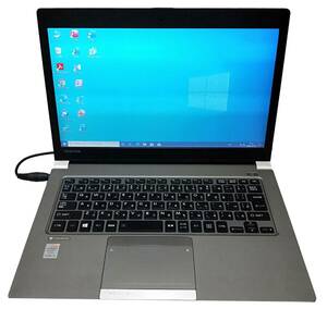 ★【驚速 小型軽量 Toshiba R63/P i5-5300U 2.3GHzx4+8GB+SSD256GB 13.3インチノートPC】 Win10+Office2021 Pro/WEBカメラ C091708