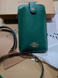 【1スタ】C-545 新品未使用 COACH スマホショルダー