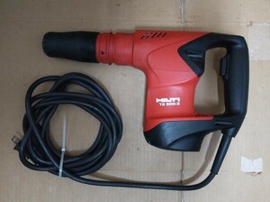 美品　HILTI ヒルティ　コード式　電動ハツリ機　電動ブレーカー　電動ハンマー　コンクリートブレーカー　TE500-X　六角軸　100V　