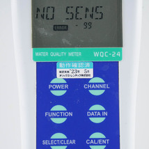 [DW] 8日保証 2台入荷 WQC-24 TOA DKK WMS-24- 東亜DKK WATER QUALITY METER ポータブル多項目水質計 取扱説明書[05432-0011]_画像5