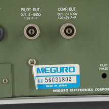 [DW] 8日保証 MSG-2161 MEGURO 目黒電波 FM STEREO/FM-AM STANDARD SIGNAL GENERATOR シグナルジェネレーター 信号発生器[05452-0200]_画像10