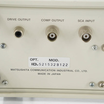 [DW] 8日保証 VP-8174A Panasonic パナソニック FM/AM Signal Generator FM/AM信号発生器 シグナルジェネレーター[05452-0036]_画像7