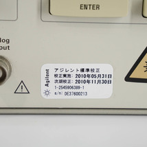 [DW] 8日保証 8167B hp Agilent アジレント Keysight キーサイト TUNABLE LASER SOURCE 波長可変レーザー光源[05416-0058]_画像6