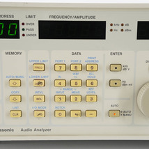 [JB] 現状販売 VP-7723A Panasonic Audio Analyzer パナソニック オーディオアナライザー 電源コード[05452-0082]_画像5