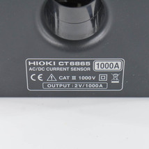 [DW] 8日保証 3台入荷 CT6865 HIOKI 1000A 日置 AC/DC CURRENT SENSOR AC/DCカレントセンサー 取扱説明書[05343-0060]_画像4
