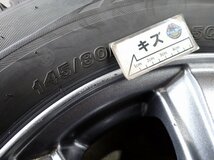 YS3843【送料無料145/80R13】モコ MRワゴン タント N-BOX 2020年製 BS VRX2 中古スタッドレス ■13×4J 100/4H ET43■1円スタート_画像9