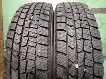 GM1392【送料無料155/70R13】4本 2021年製 ダンロップ ウィンターマックス 02 WM02 中古スタッドレス バモス 《即決》_画像5