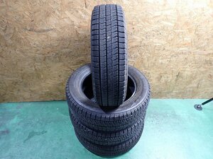 GM1394【送料無料175/65R15】4本 2022年製 ブリヂストン ブリザック VRX2 中古スタッドレス コンパクトカー 《即決》