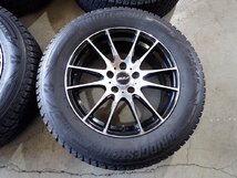 YS3345【送料無料225/65R17】エクストレイル ハリアー ブリヂストン 中古スタッドレスセット ■17×7J 114.3/5H ET45■_画像2