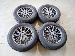 YS3343【送料無料195/65R15】カローラフィールダー アクシオ ヨコハマ 中古スタッドレスセット ■15×5.5J 100/4H ET42■