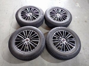 YS3474【送料無料205/65R16】CRーV インスパイアなどに BS VRX2 中古スタッドレス ●16×6.5J 114.3/5H ET53●1円スタート