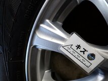 YS3557【送料無料175/65R15】アクア スイフト フィット キューブ等 TOYO 中古スタッドレス■15×5.5J 100/4H ET42■1円スタート_画像9