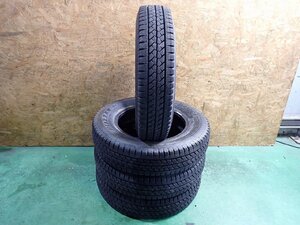 GM1287【送料無料155/80R14 88/86N】4本 2021年製 ブリヂストン ブリザック VL1 中古スタッドレス プロボックス等 《即決》