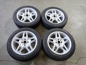 YS3704【送料無料195/55R16】MINI ミニ純正 R56 ミニクーパー純正 中古スタッドレス ●16×6.5J 100/4H ET48●1円スタート