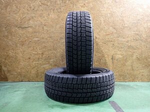 RK1446【送料無料215/60R17】2本 ダンロップ WINTERMAXX WM02 2020年製 中古スタッドレスタイヤ アルファード C-HR 《即決あり》