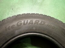 RK1472【送料無料195/80R15 107/105】2本 ヨコハマ ICE GUARD iG91 2020年製 ハイエース レジアスなど 中古スタッドレス《即決有》_画像5