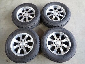 YS3986【送料無料215/65R16】ハイエース レジアスなどへ TOYO 中古スタッドレス ▼16×6.5J 139.7/6H ET38▼1円スタート