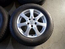 YS4031【送料無料205/65R16】アルファード ヴェルファイアなどに 2020年製 中古スタッドレス ★16×6.5J 114.3/5H ET35★1円スタート_画像2