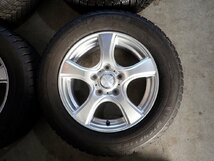 YS4064【送料無料195/65R15】ノア VOXY エスクァイア ステップワゴン アクセラ等 中古スタッドレスセット★15×6J 114.3/5H ET53★_画像2