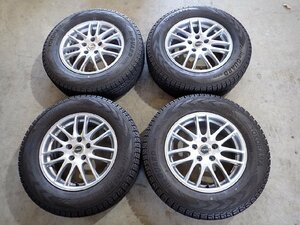 YS4159【送料無料215/70R16】クルーガー アウトランダー デリカD:5 パジュロイオ等 中古スタッドレスセット★16×6.5J 114.3/5H ET38★