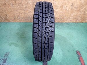 RK1643【送料無料155/70R13】1本 2022年製 ダンロップ ウィンターマックス02 WM02 中古スタッドレス バモスなどに 《即決》