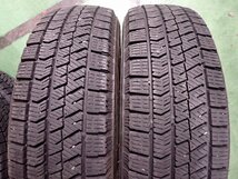 GM1631【送料無料155/65R14】4本 ブリヂストン ブリザック VRX2 中古スタッドレス N-BOX スペーシア 1円スタート ★即決有り★_画像3