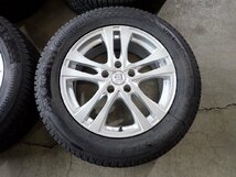 YS4291【送料無料225/60R17】アルファード ヴェルファイアなどに 中古スタッドレスセット ★17×7J 114.3/5H ET38★1円スタート_画像2