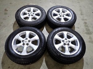 YS4313【送料無料225/65R17】トヨタ純正 ヴァンガード純正 RAV4 ハリアーにも 冬タイヤ ■17×7J 114.3/5H ET45■1円スタート