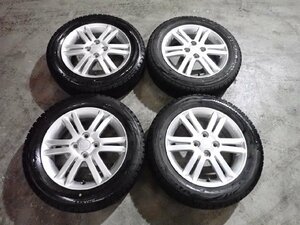 YS4319【送料無料165/65R15】ダイハツ純正 タフトなどへ BS VRX 中古スタッドレス ★15×4.5J 100/4H ET45★1円スタート